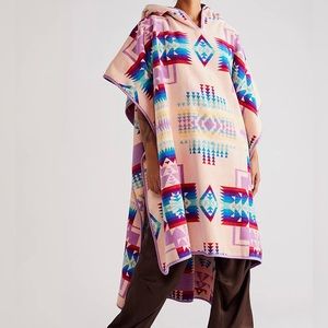 Free People x Pendleton Terry Poncho, One Size, BNWT, Limited Edition Collab